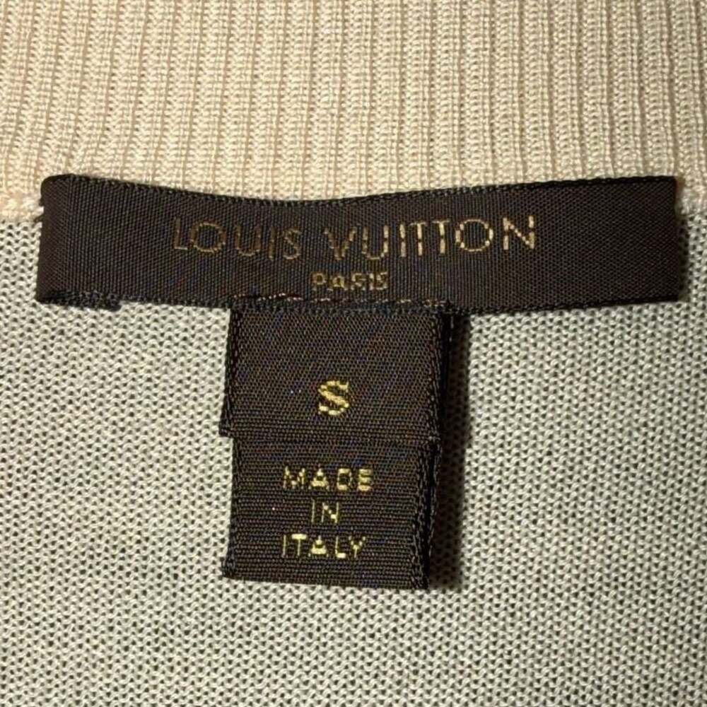 Louis Vuitton Embellished Sequin Long Sleeve Knit Sweater